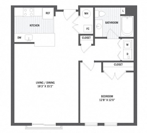 Floor plan at Jack Flats by Windsor, Massachusetts, 02176